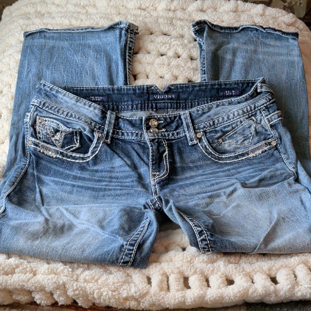 Vigoss Women's Light Blue Boot Cut Jeans